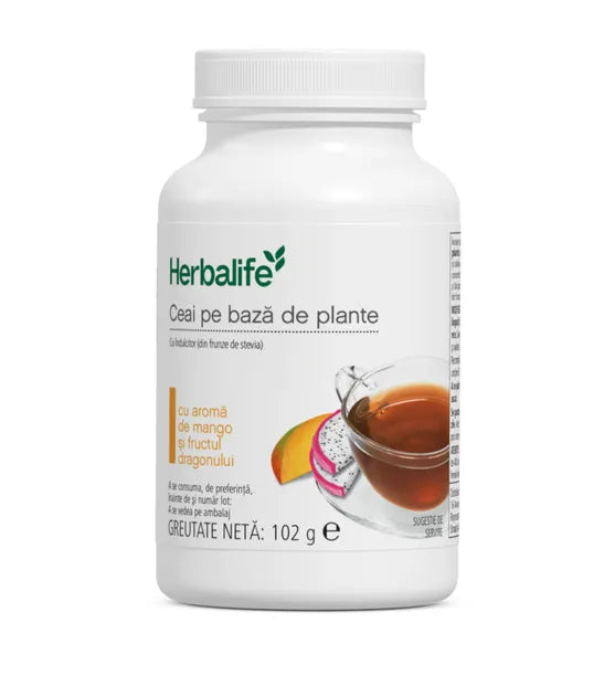 Ceai Instant pe bază de plante cu aromă de Mango și Fructul Dragonului 102 g