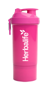 Shaker Neon Roz Herbalife 600 ml