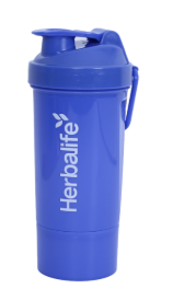 Shaker Neon Albastru Herbalife 600 ml