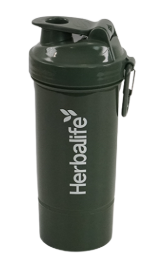 Shaker Neon Verde Închis Herbalife 600 ml
