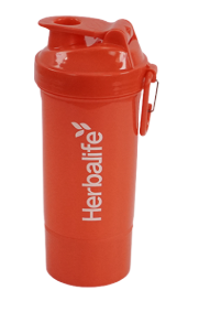 Shaker Neon Roșu Herbalife 600 ml