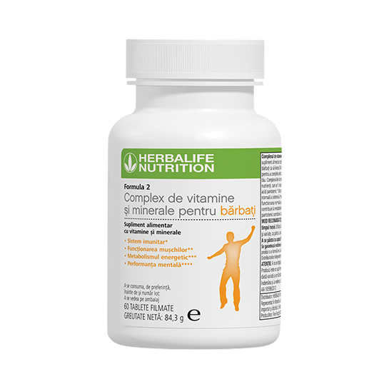 ​​Formula 2 Complex de Vitamine și Minerale pentru bărbați​