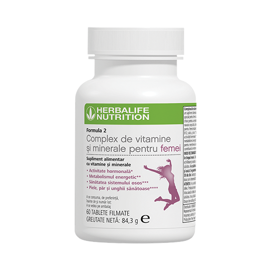​​Formula 2 Complex de Vitamine & Minerale pentru femei​